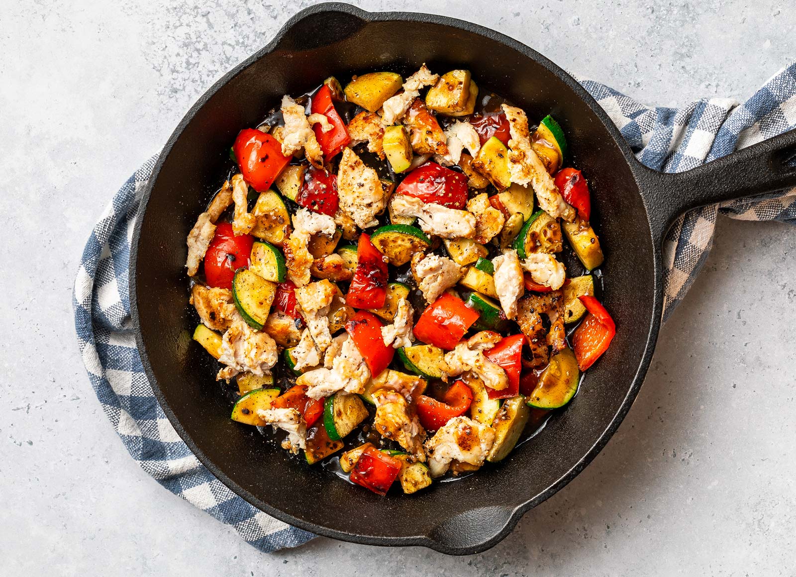 Tangy Black Pepper Chicken Breast + Zucchini
