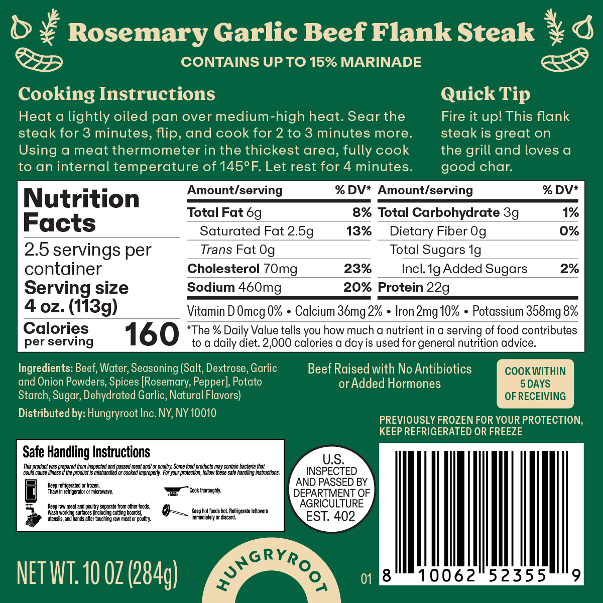 Rosemary Garlic Beef Flank Steak 2 of 2