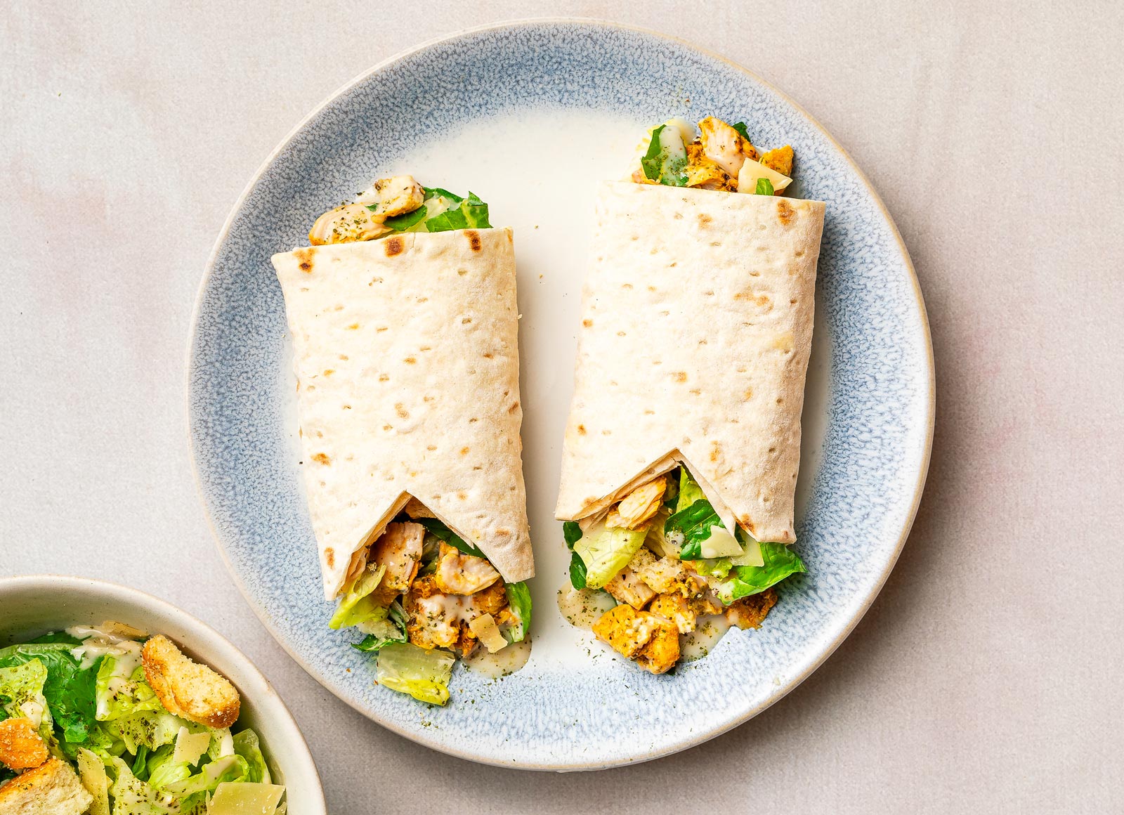 Shawarma Chicken Caesar Lavash Wrap