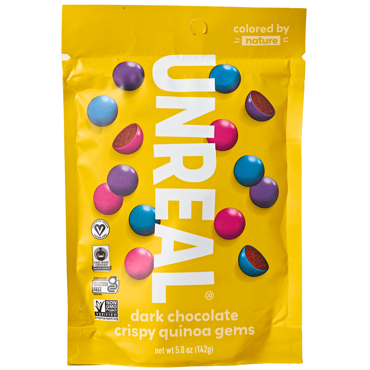 Gluten Free Dark Chocolate Crispy Quinoa Gems Multiserve Pouch 2 of 2