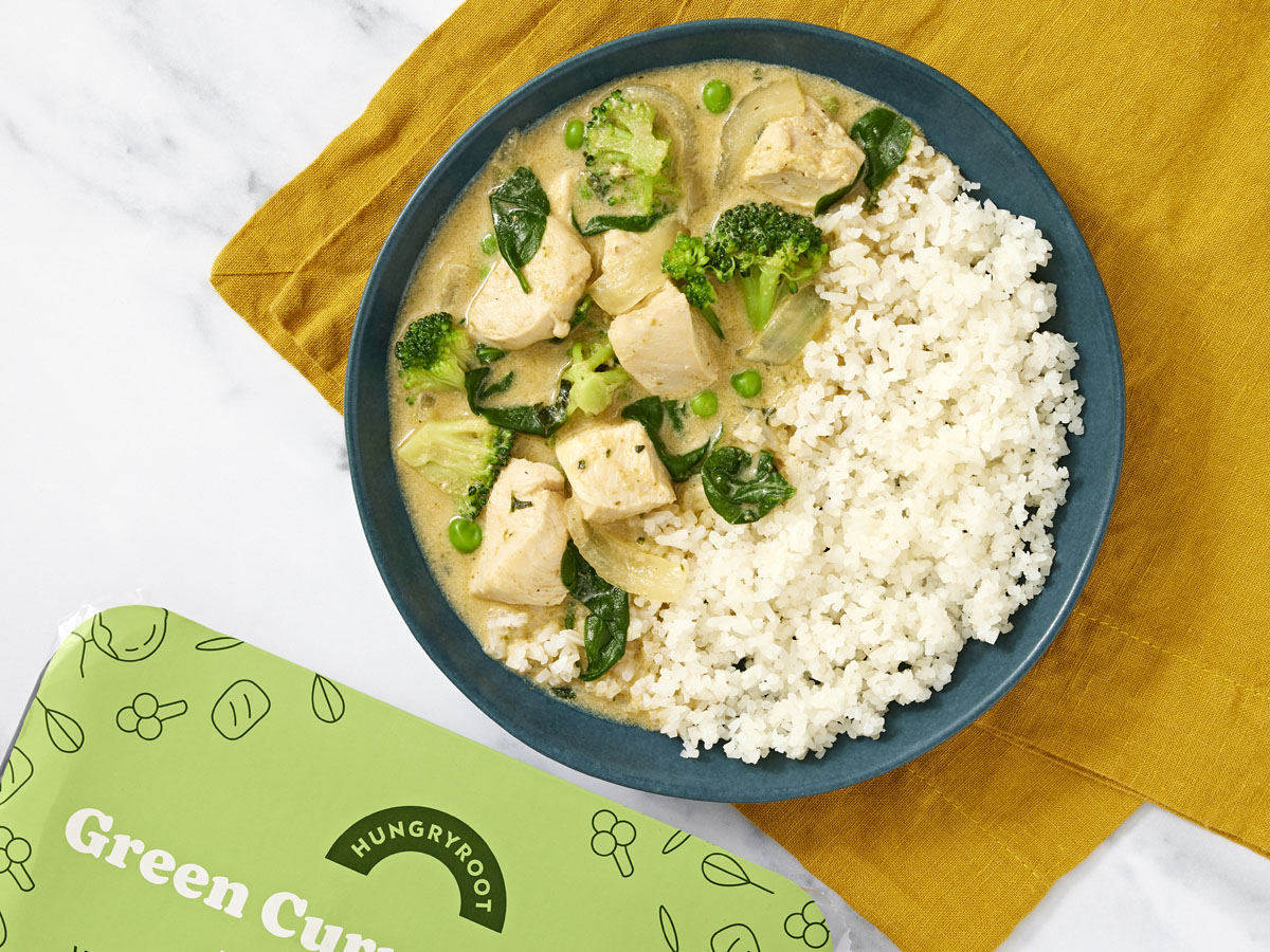 Green Curry Chicken With Jasmine Rice 1 of 2
