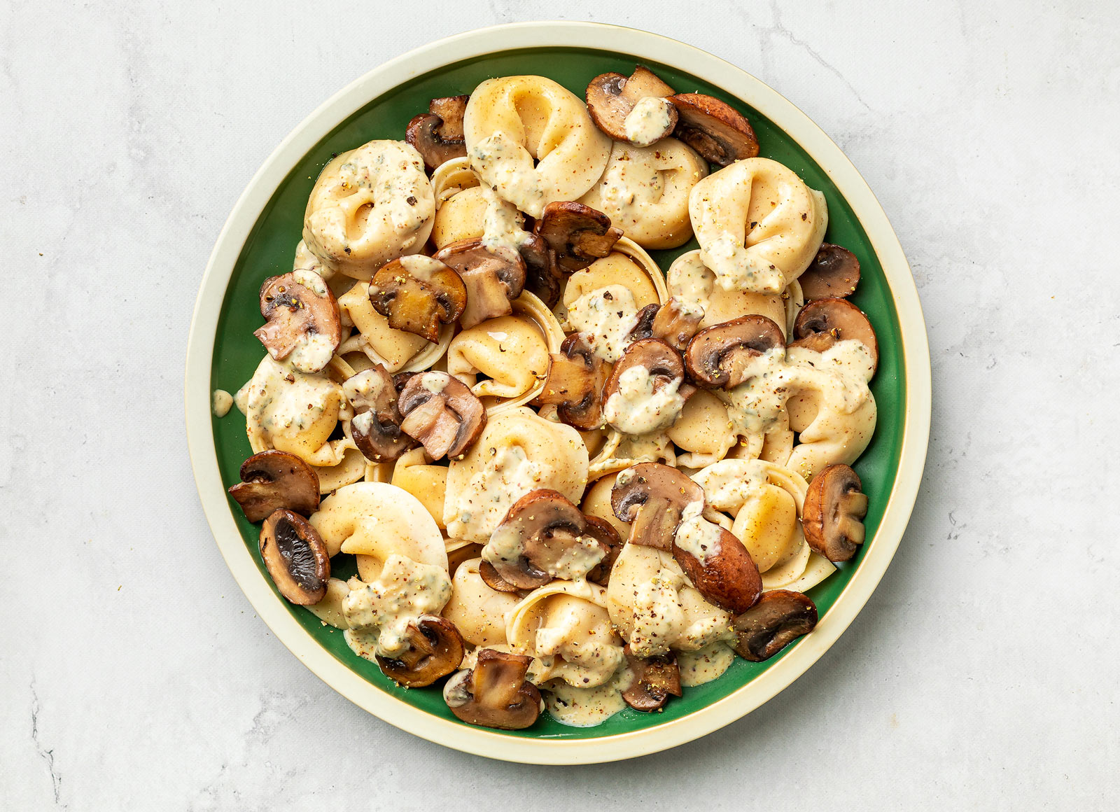 Spinach Artichoke + Mushroom Tortelloni