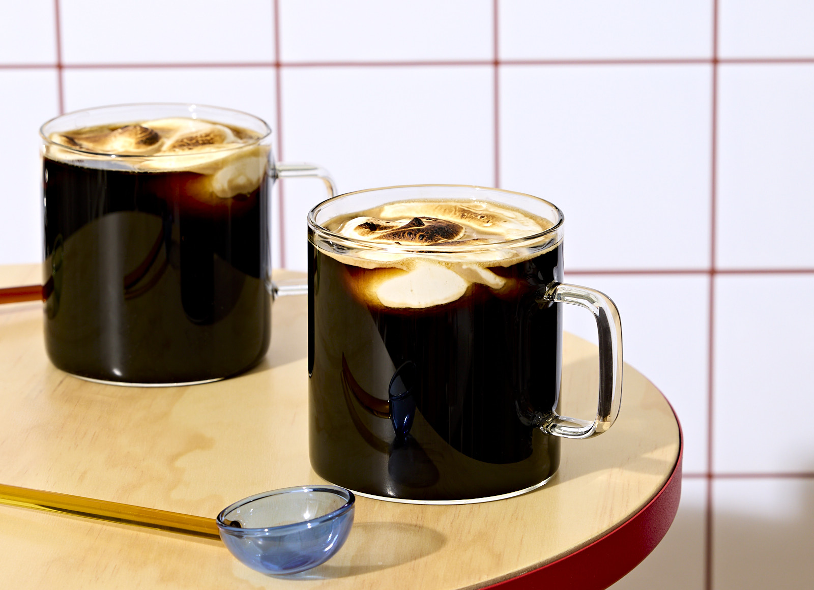 Salted Maple Meringue Topped Americano