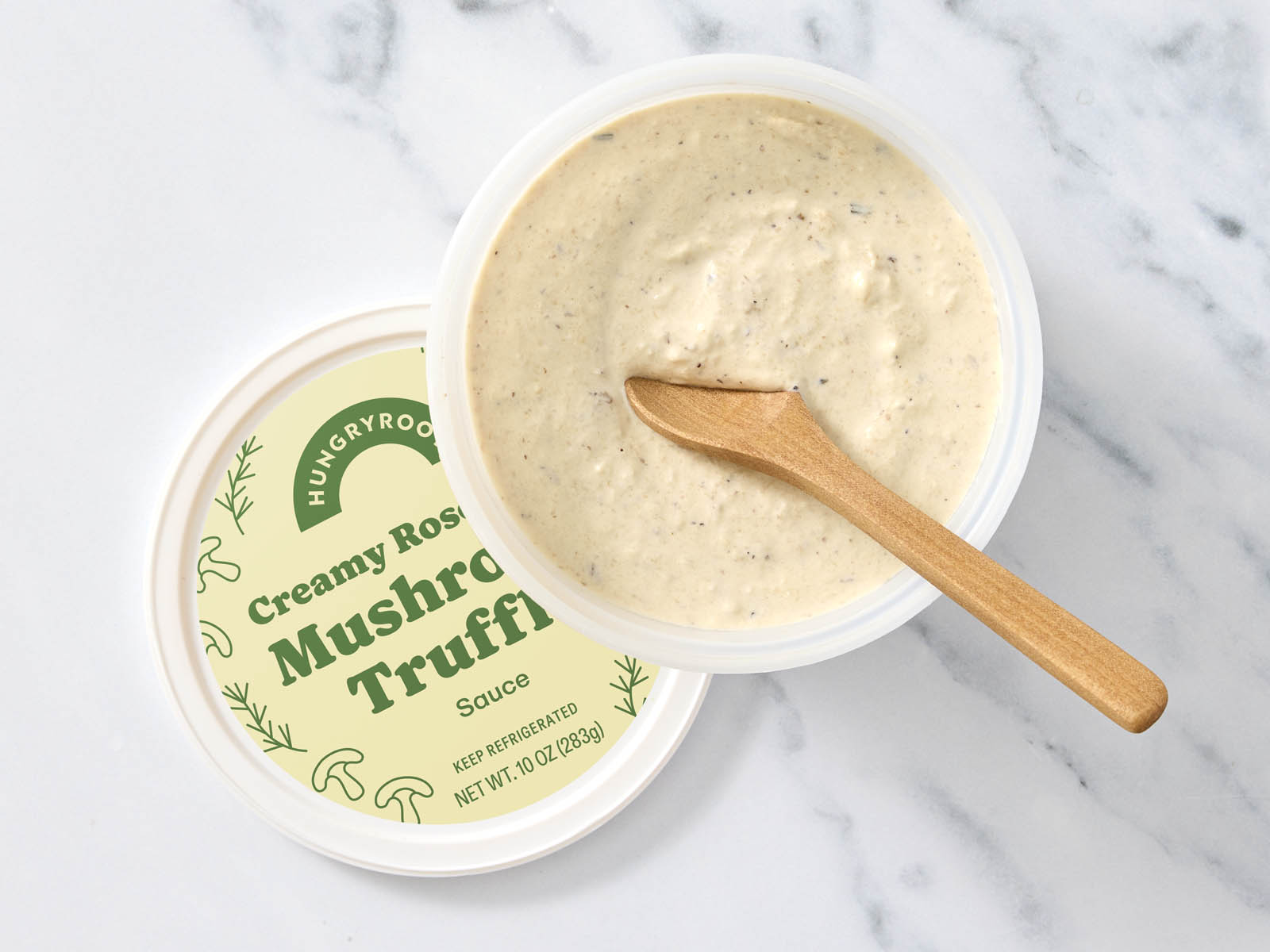 Creamy Rosemary Mushroom Truffle Sauce 1 of 2