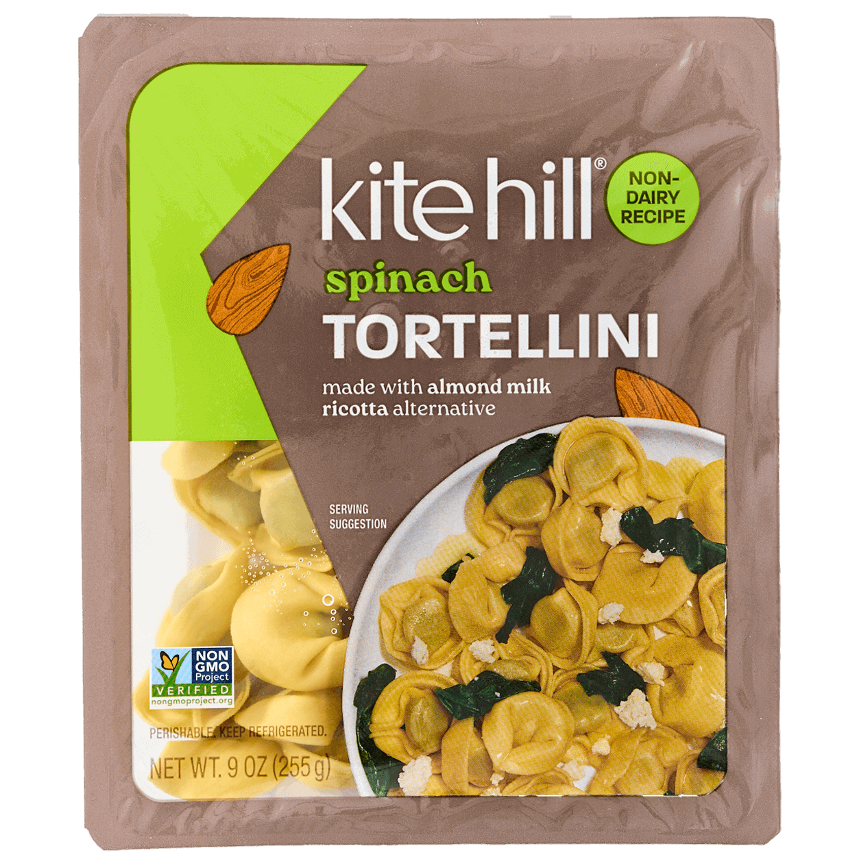 Spinach Tortellini with Almond Milk Ricotta Alternative 2 of 2