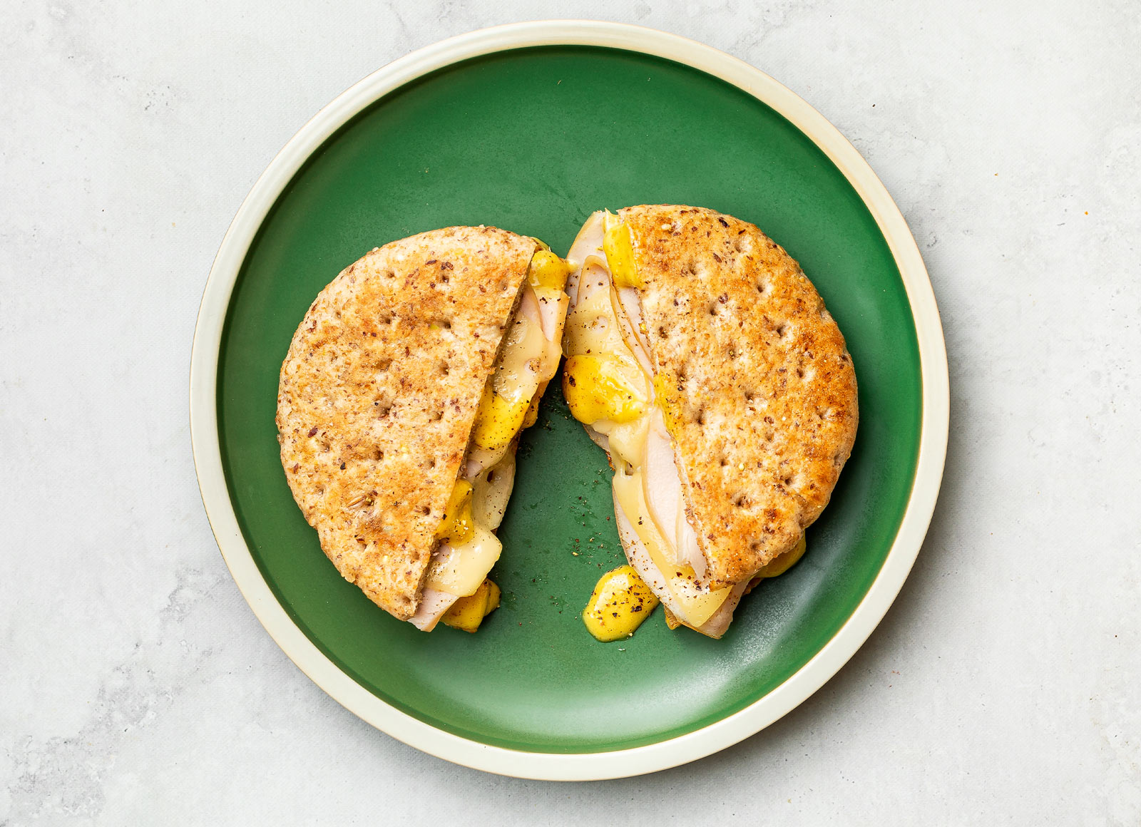 OneBun Multigrain Oven Roasted Turkey Breast + Swiss Melt