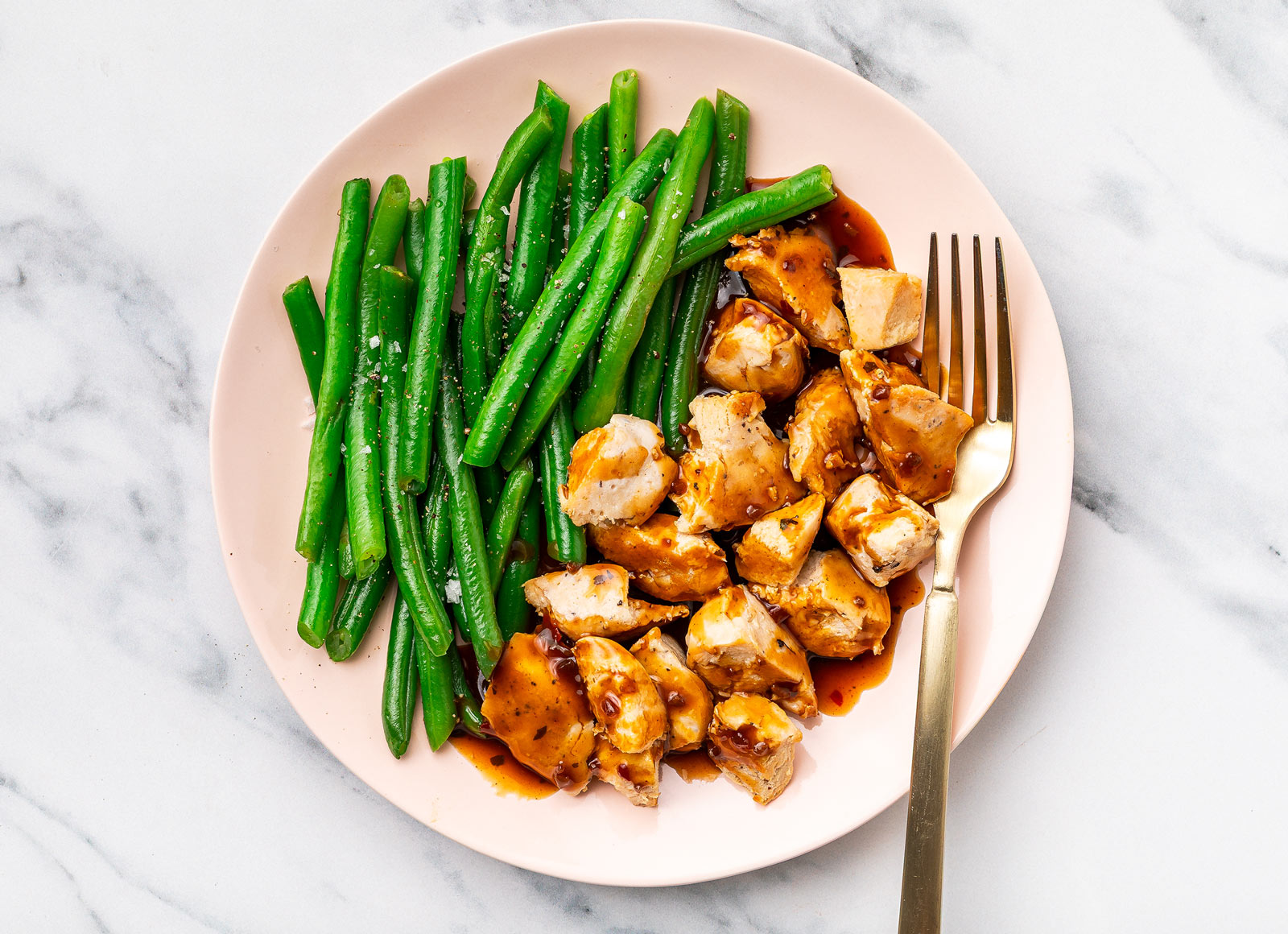 Korean Chicken with Beans