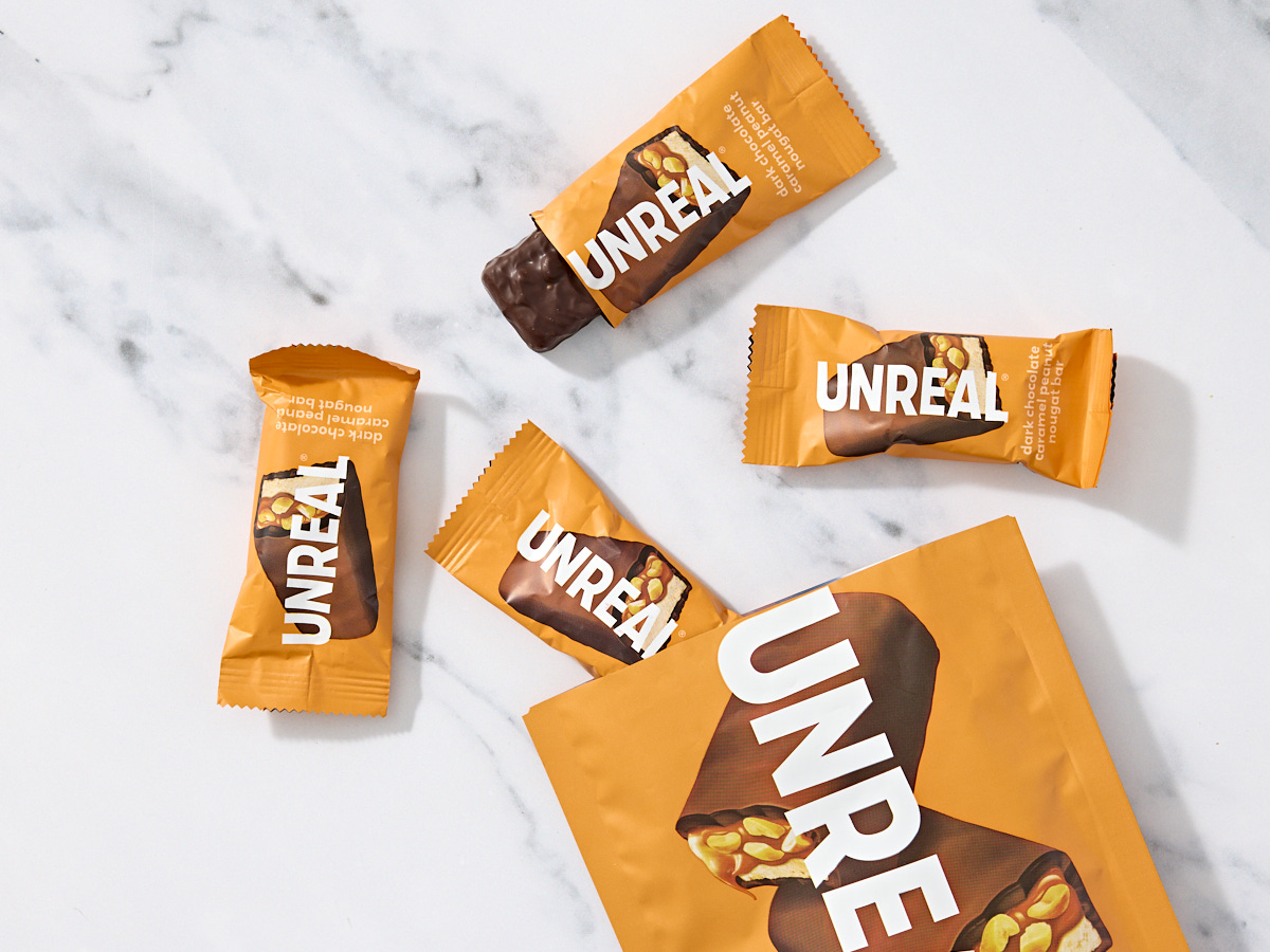 Gluten Free Dark Chocolate Caramel Peanut Nougat Bars 5 pack 1 of 2
