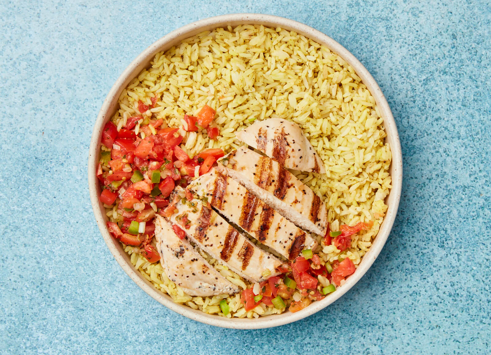 Grilled Chicken + Salsa Rice Bowl