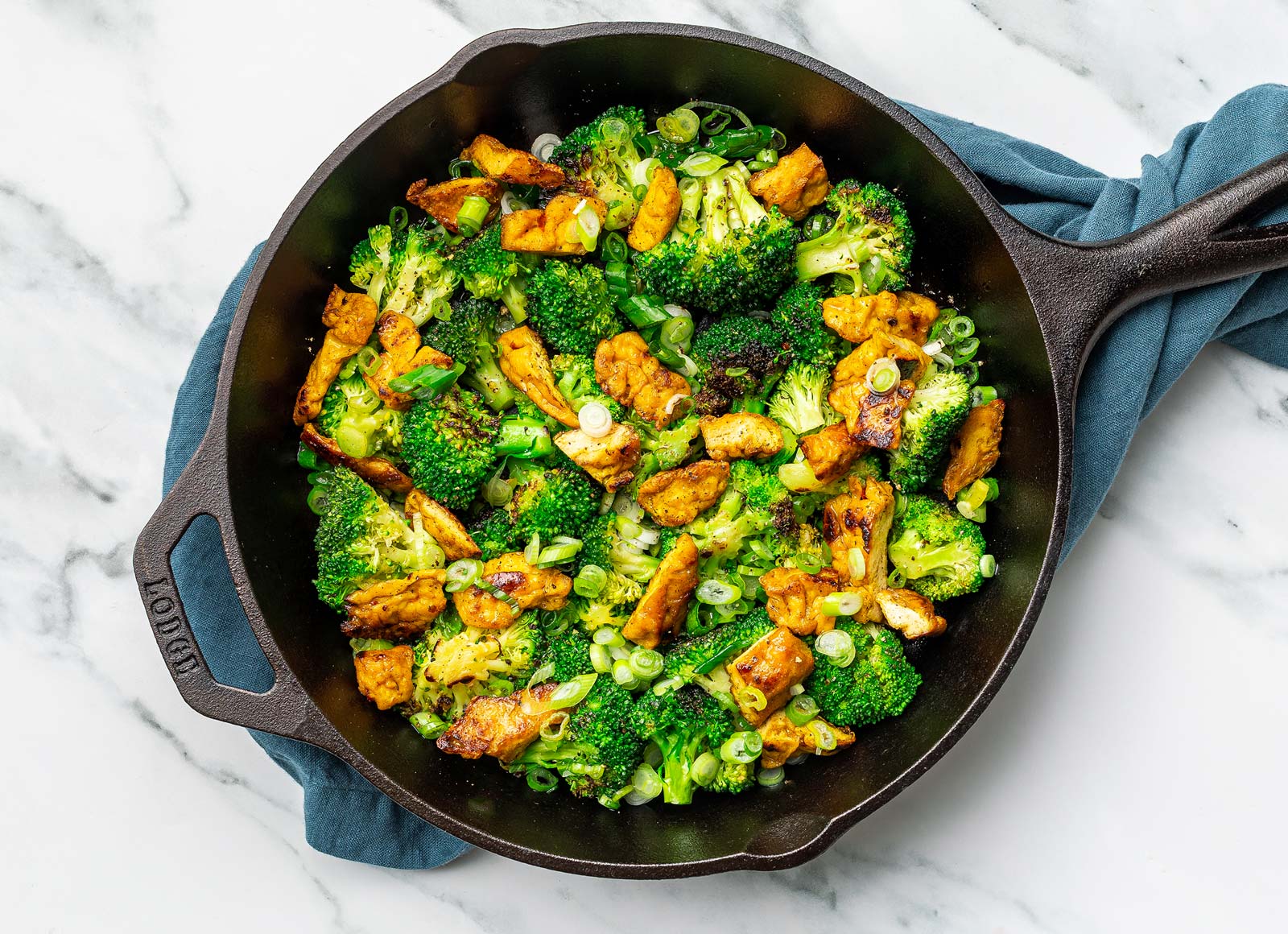 Lemongrass Tofu + Broccoli Stir-Fry