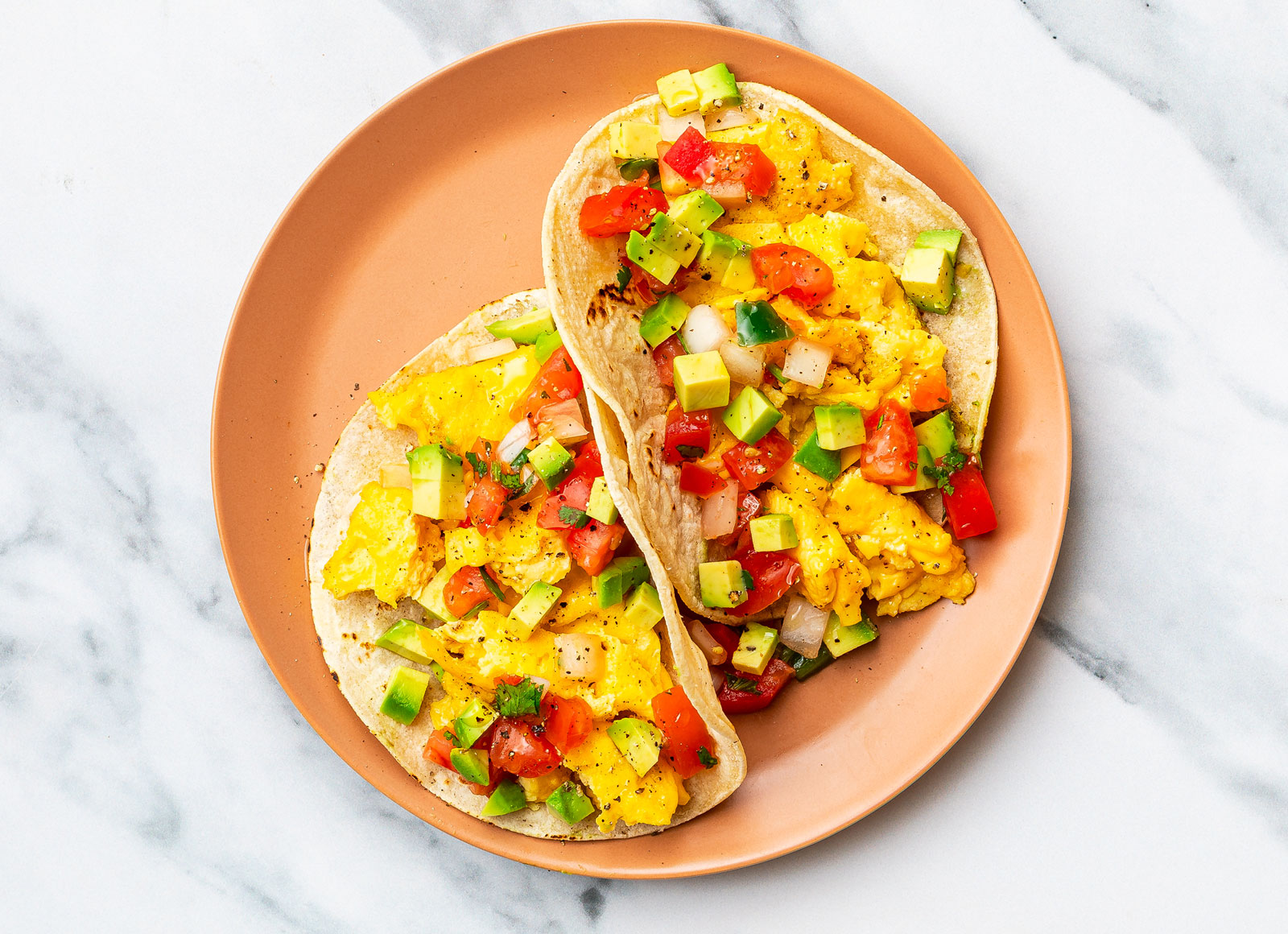 Egg Tacos with Fresh Avocado Salsa