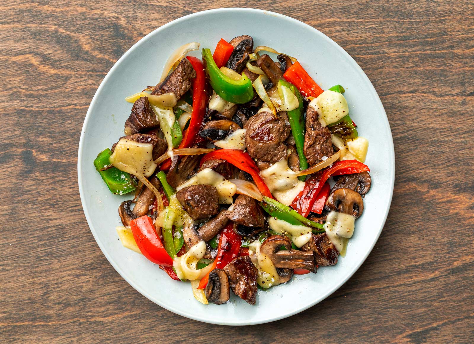 Low-Carb Philly Cheesesteak Skillet