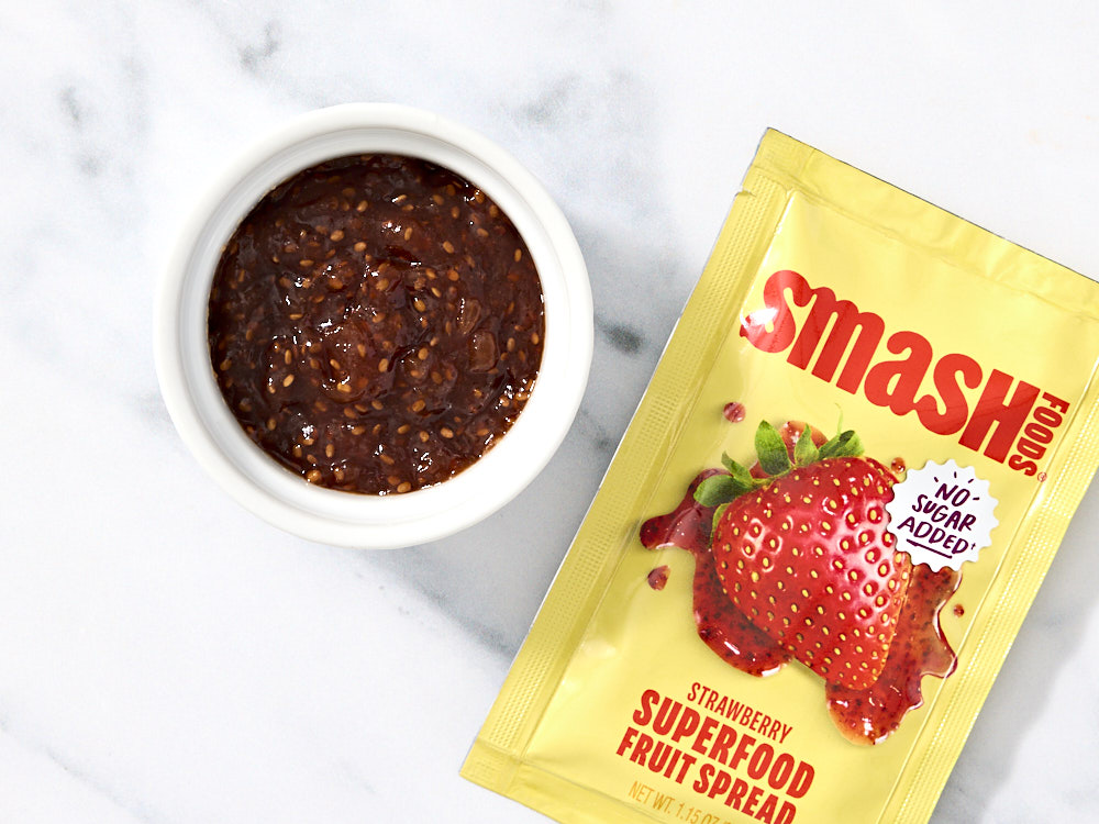 Strawberry Chia Super Food Fruit Spread Single Serve 1 of 2