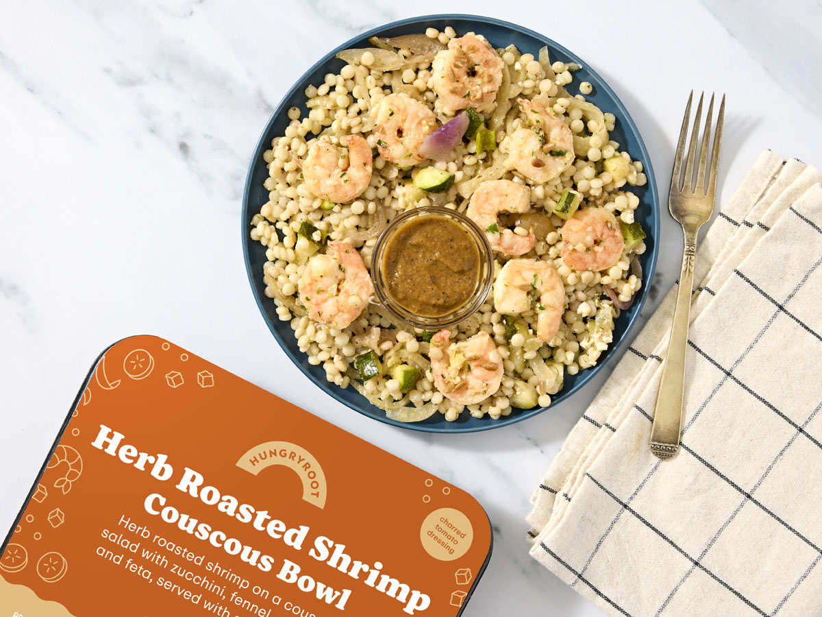 Herb Roasted Shrimp Couscous Bowl 1 of 2