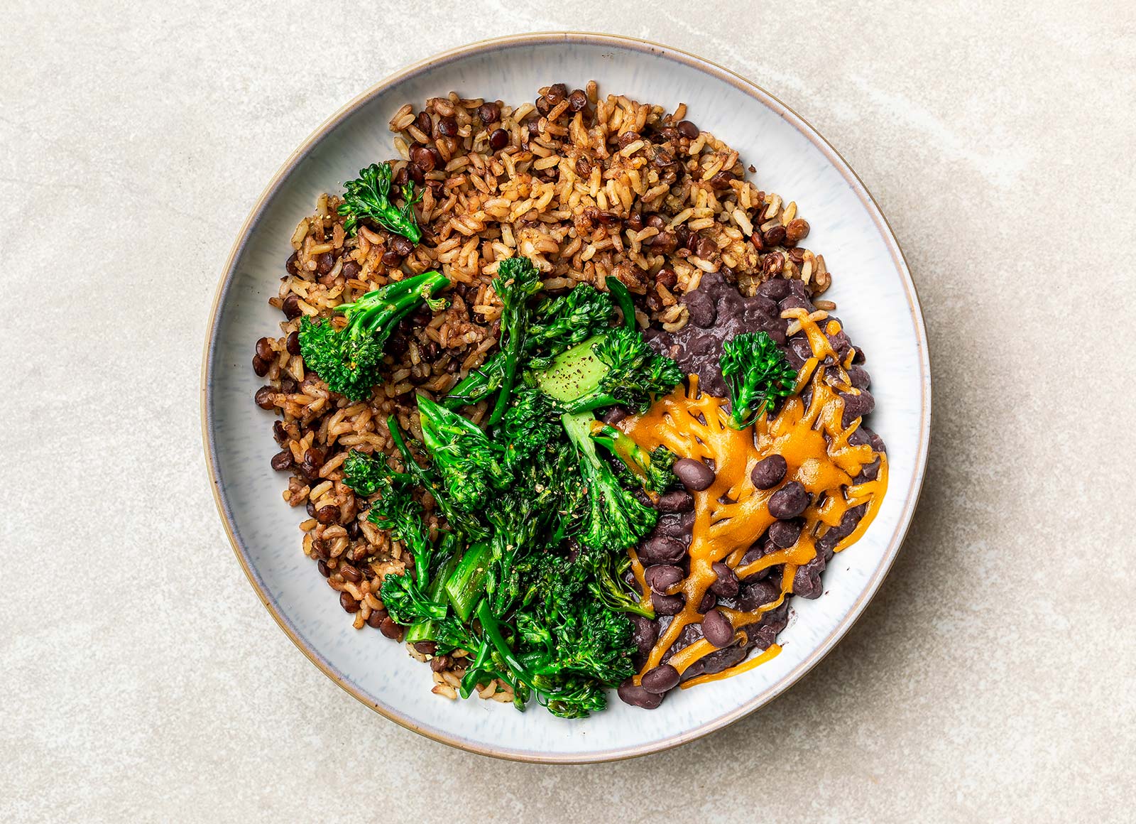 Super Broccoli Black Bean Protein Bowl
