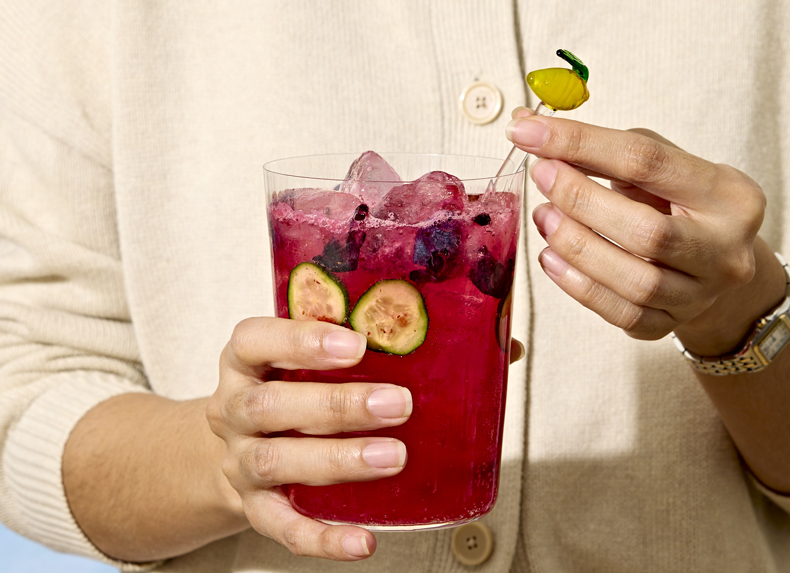 Honey Blueberry Lemonade