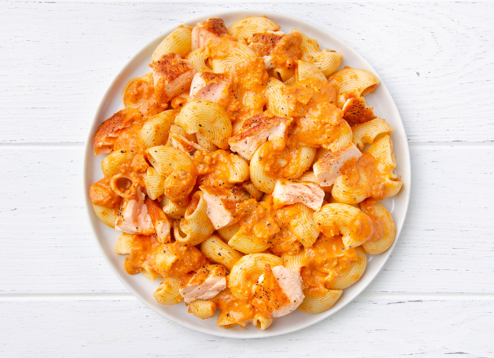 Salmon Chiocciole Pasta alla Vodka