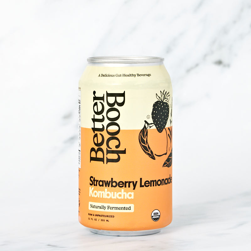 Organic Strawberry Lemonade Kombucha 1 of 2