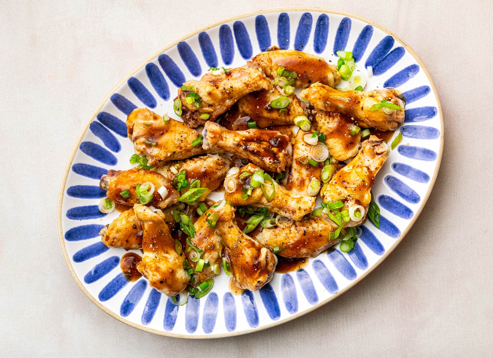 Black Pepper Soy-Glazed Wings