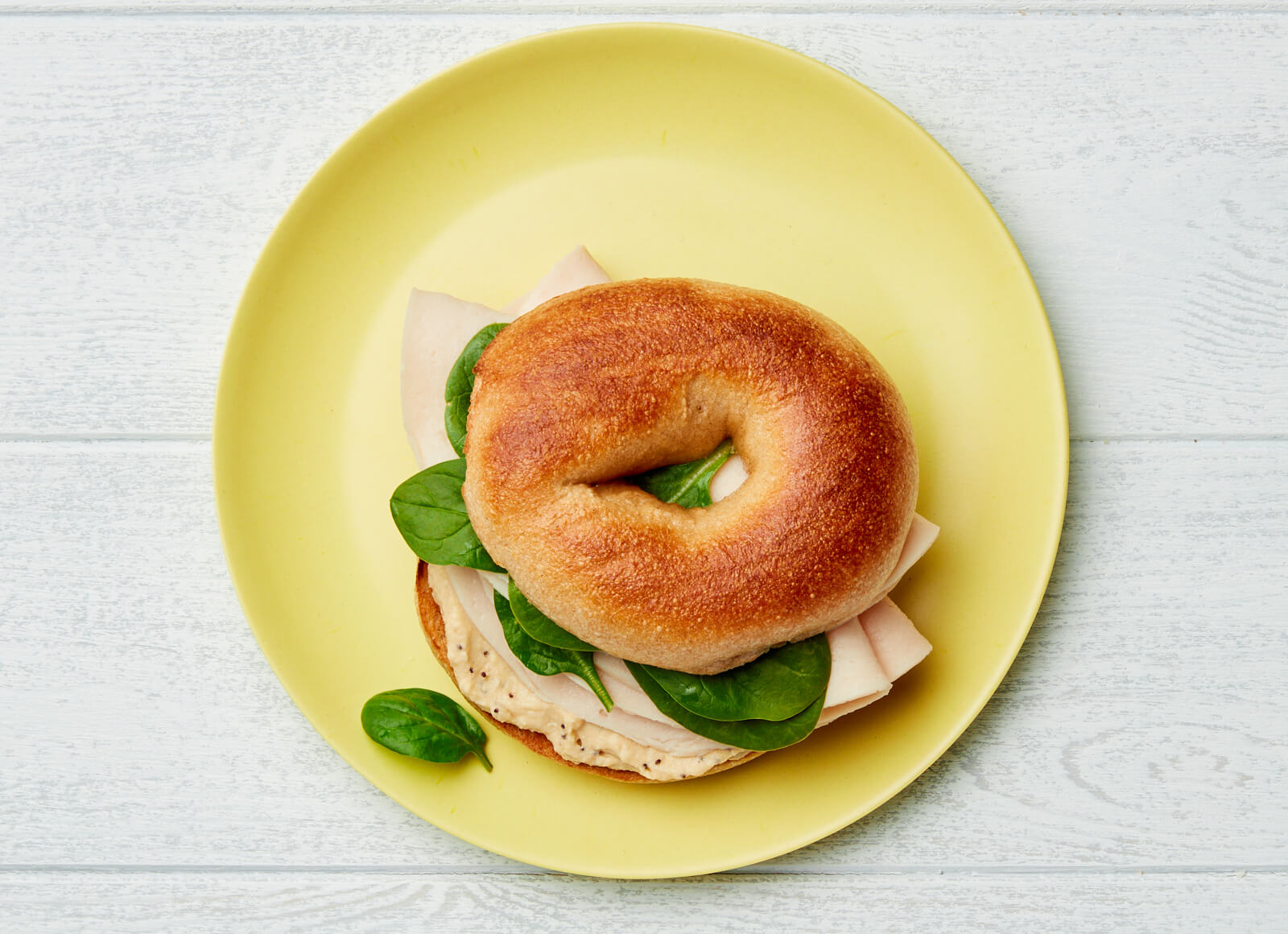 Everything Oven Roasted Turkey Breast On a Bagel