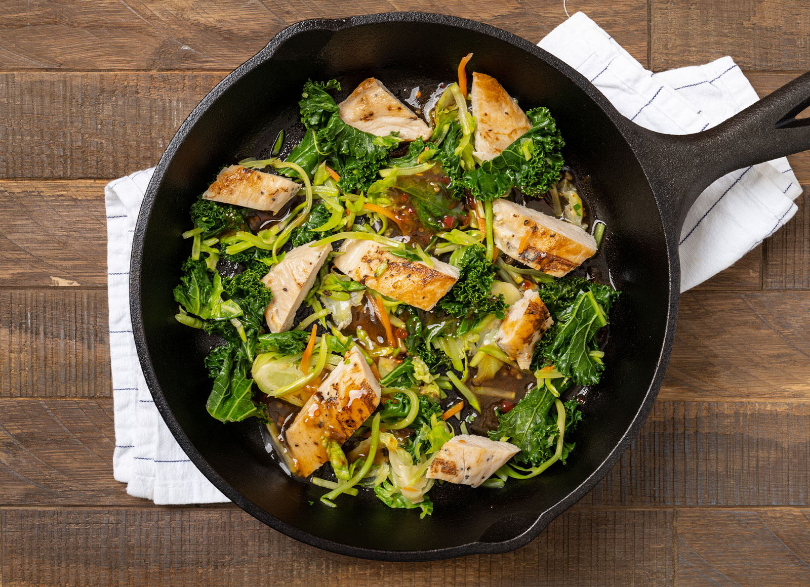 Gingery Grilled Chicken + Superblend Skillet
