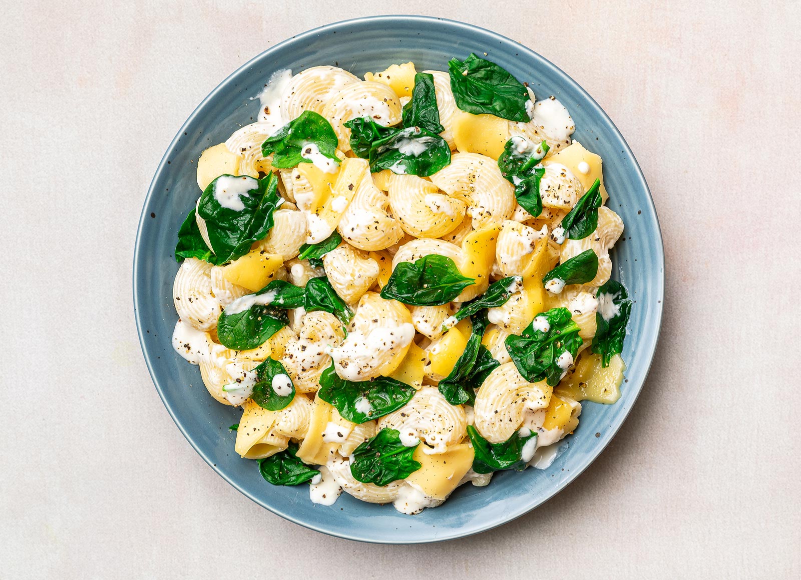 Extra Greens Mac 'n Cheese with Classic Alfredo