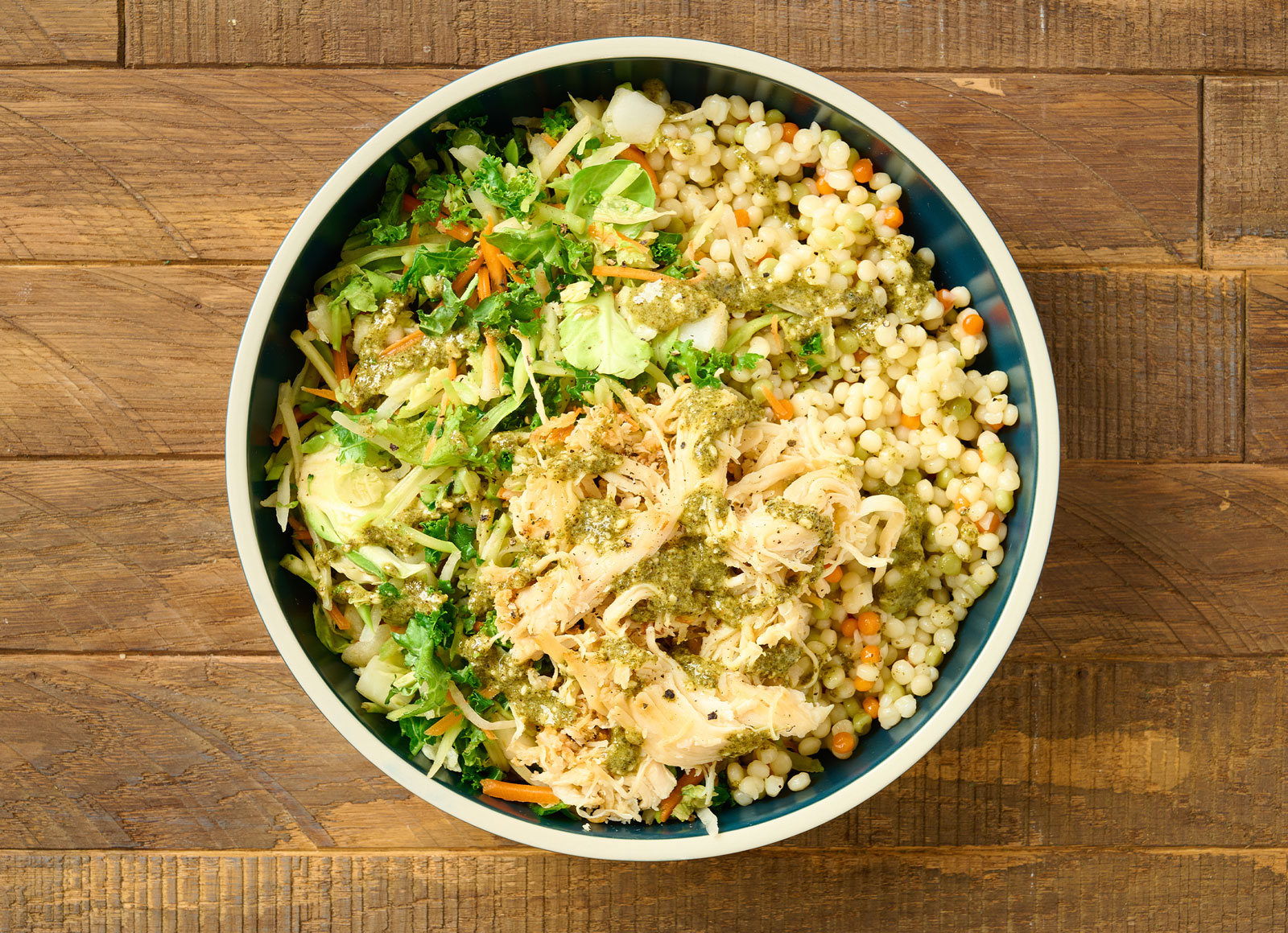 Chicken Pesto Couscous Bowl