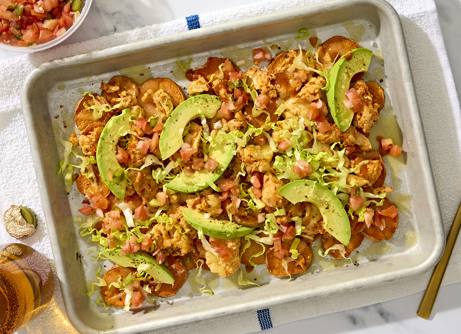 Chef's Sheet Pan Sweet Potato Nachos
