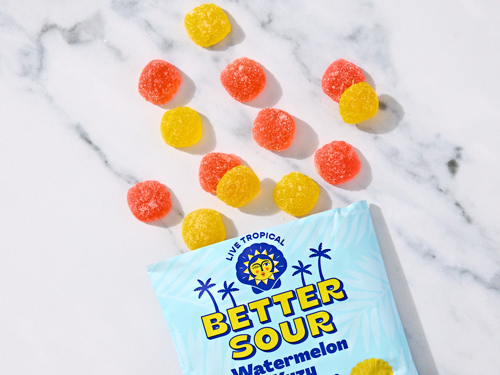 Watermelon Yuzu Sour Gummy Shells 1 of 2