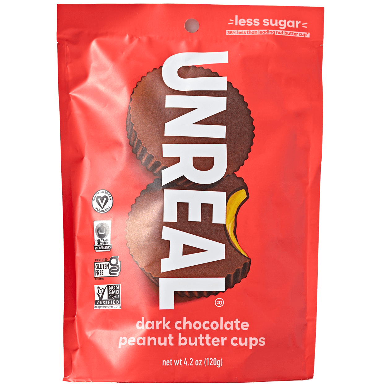 Gluten Free Dark Chocolate Peanut Butter Cups 6 pack 2 of 2