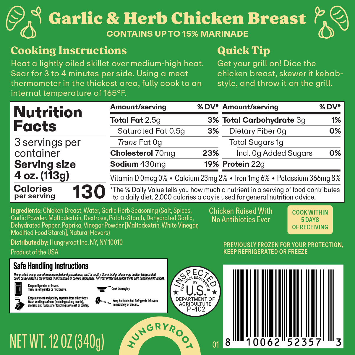 Garlic & Herb Chicken Breast 2 of 2