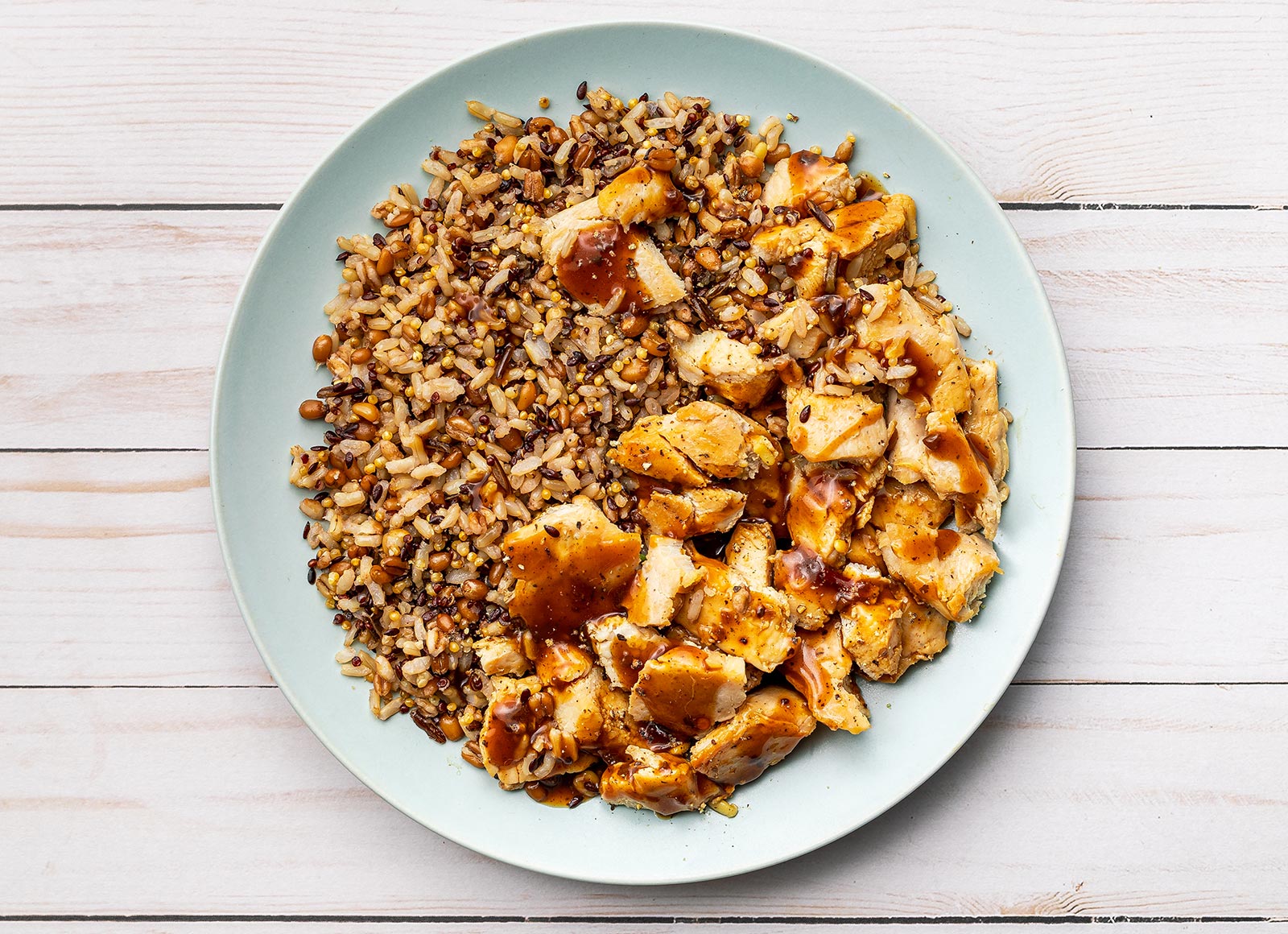 Korean BBQ Chicken + Grains