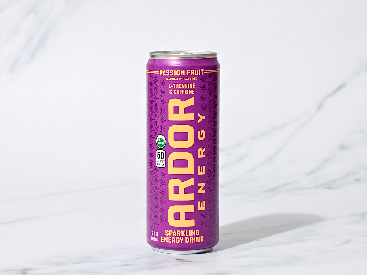 Organic Passion Fruit Sparkling Energy Drink 1 of 2