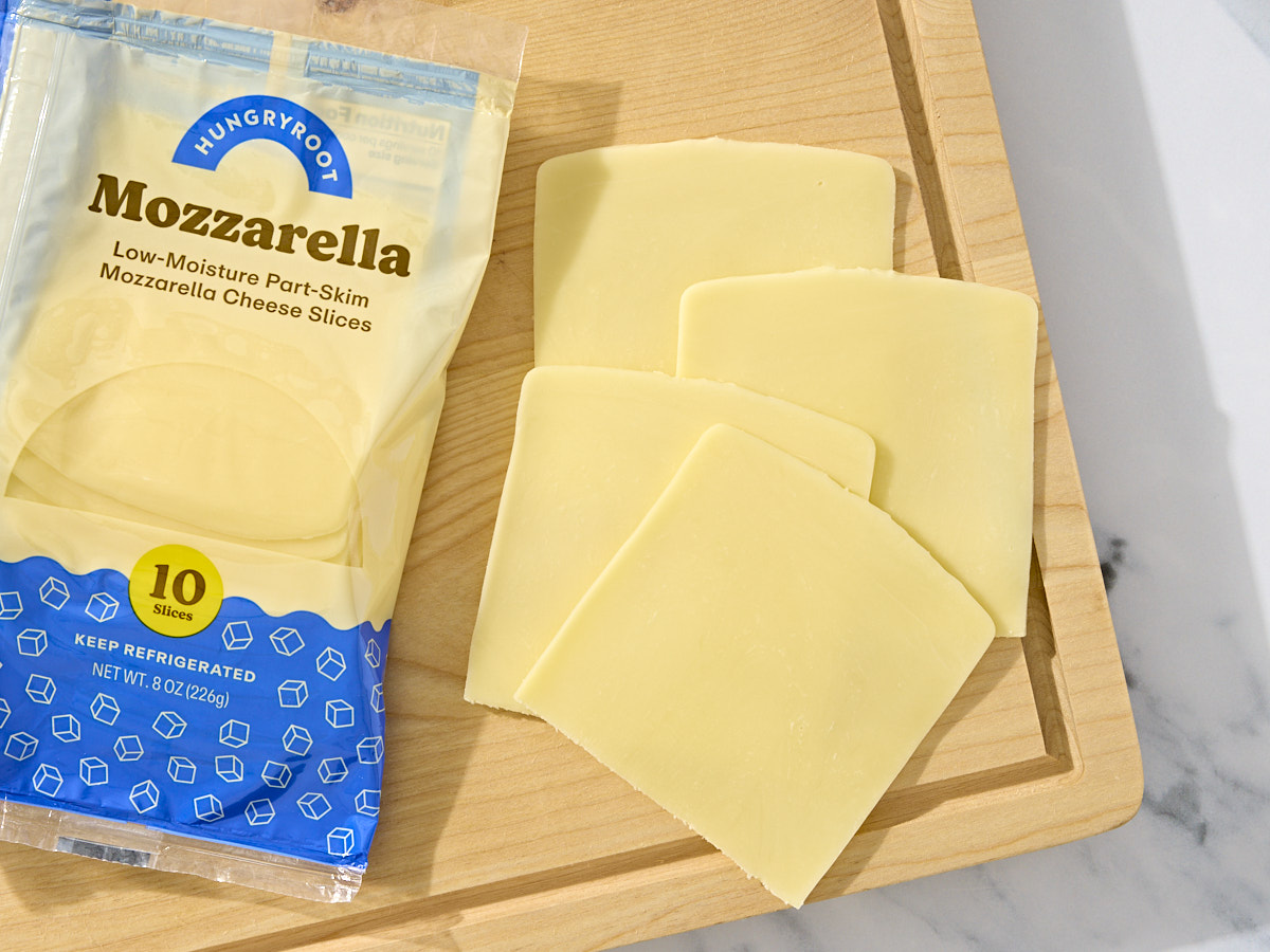 Sliced Mozzarella Cheese 1 of 2
