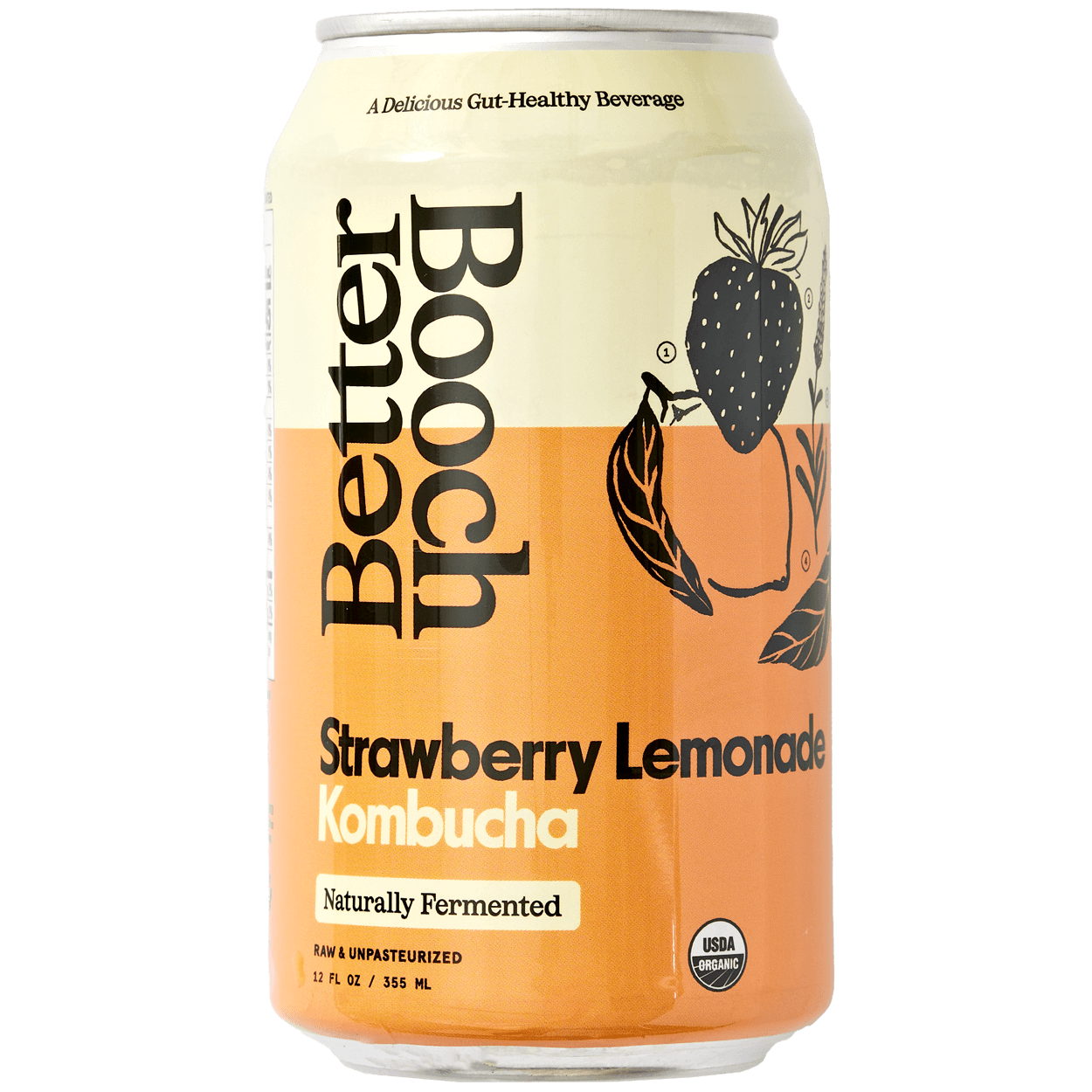 Organic Strawberry Lemonade Kombucha 2 of 2