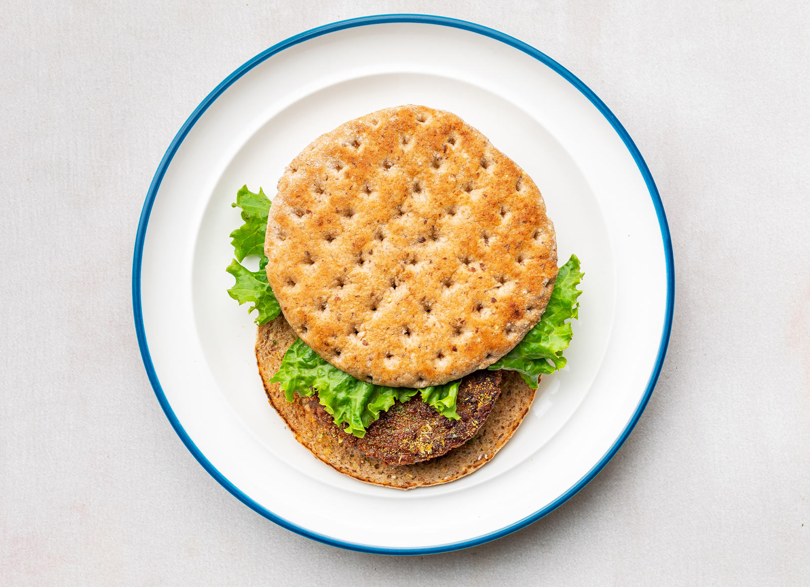 Herby Beyond Green Leaf Burger