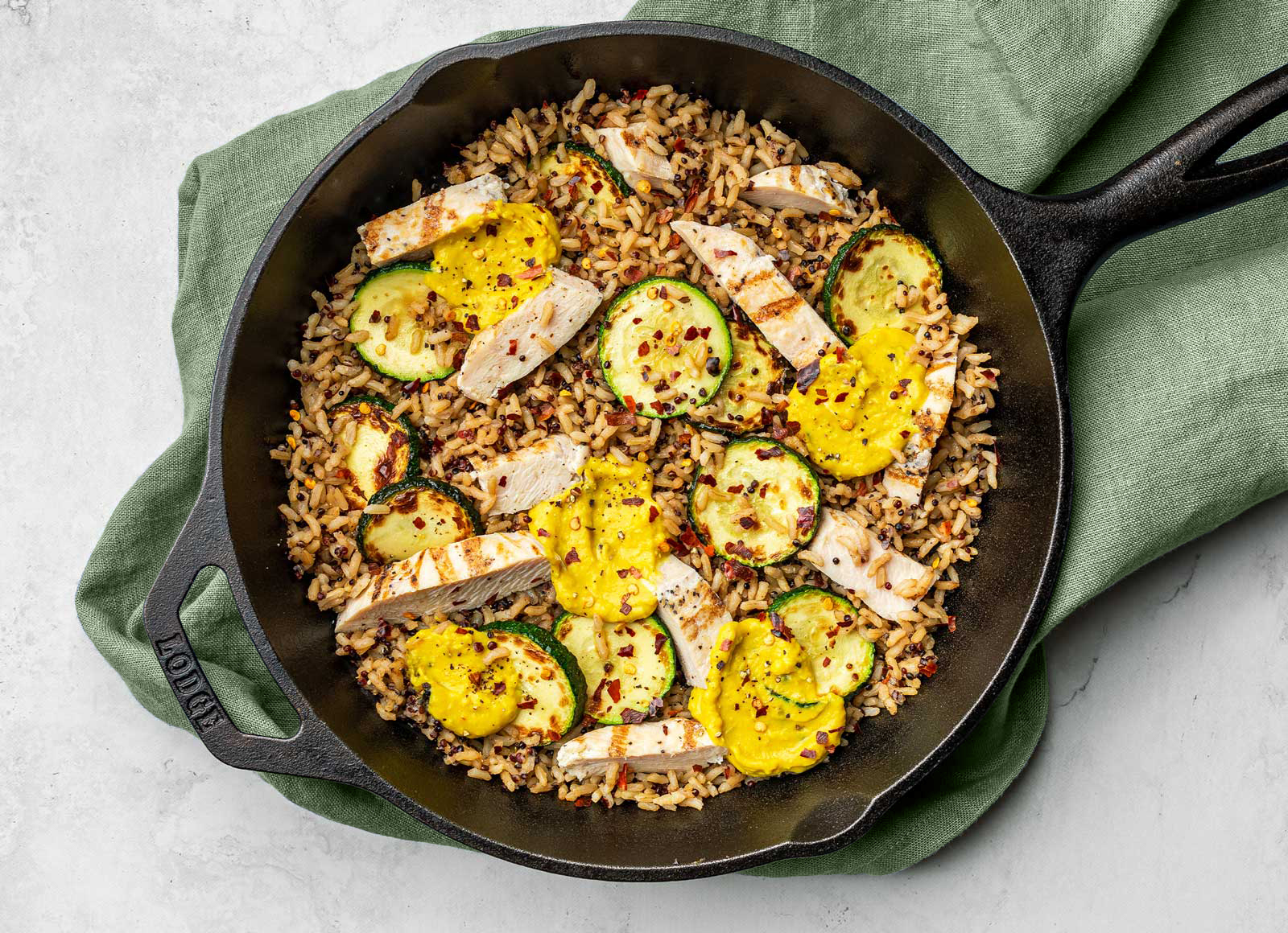 Curry Chicken + Zucchini Stir-Fry