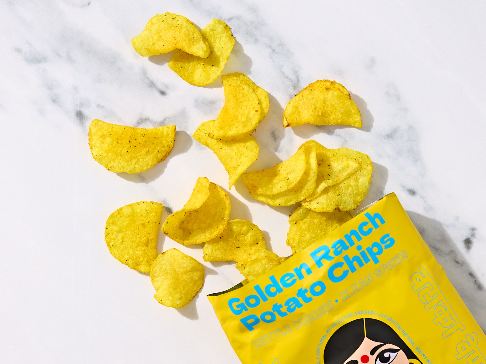 Golden Ranch Kettle Cooked Potato Chips 1.5 oz 1 of 2