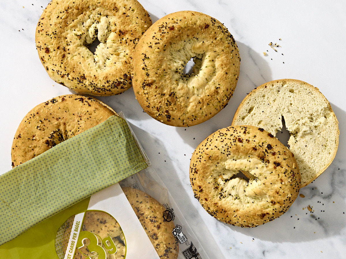 Gluten Free Seeded Herb & Garlic Bagels 1 of 2