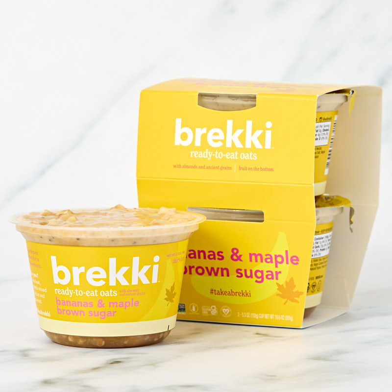 Banana + Maple Brown Sugar Overnight Oats 2-Pack 1 of 2