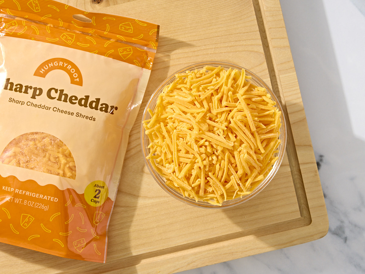 Shredded Sharp Cheddar Cheese 1 of 2
