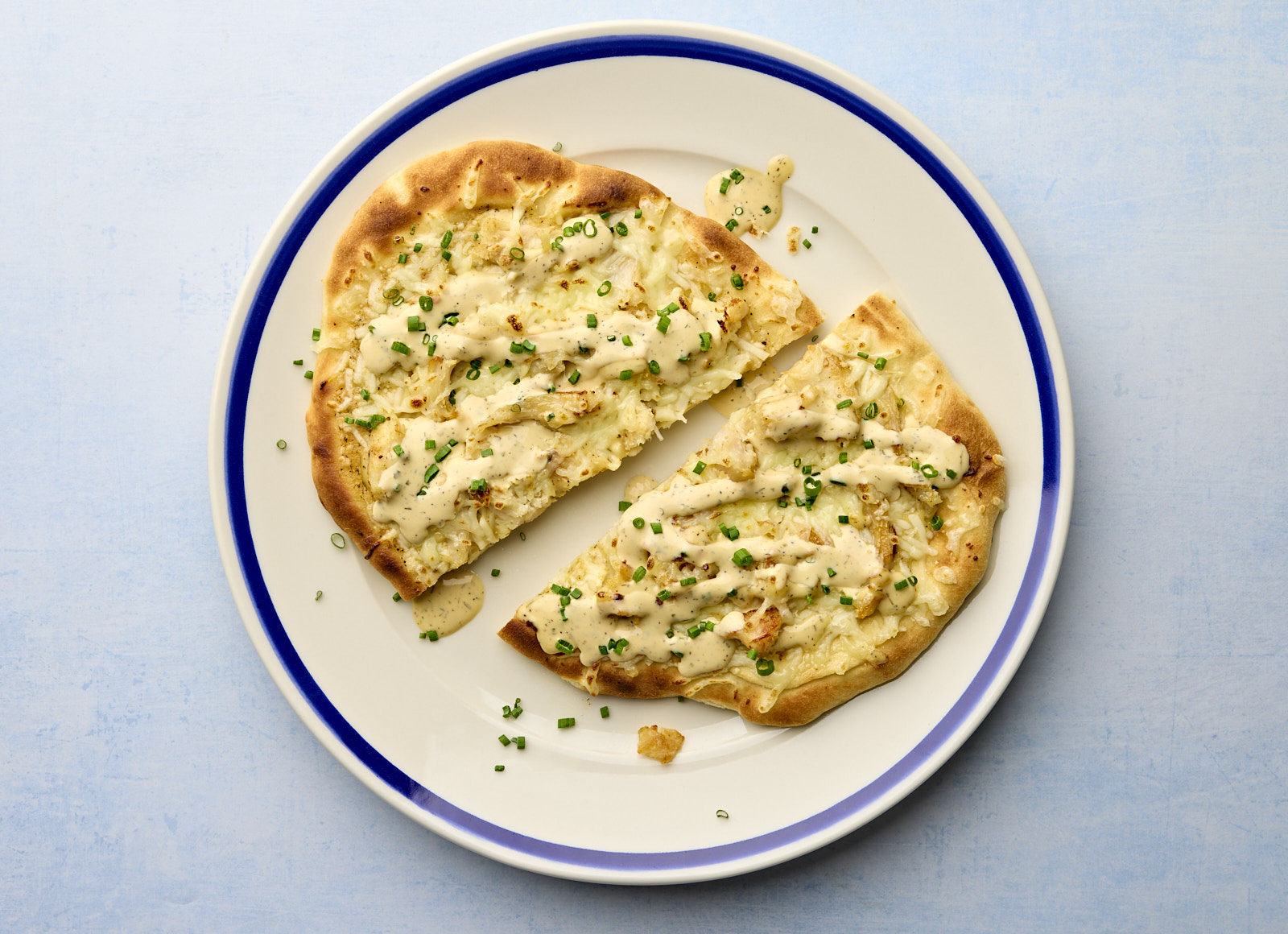 Buffalo Ranch Chicken + Chive Pizza