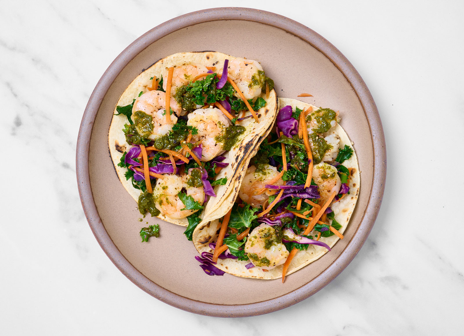 Chimichurri Shrimp Tacos