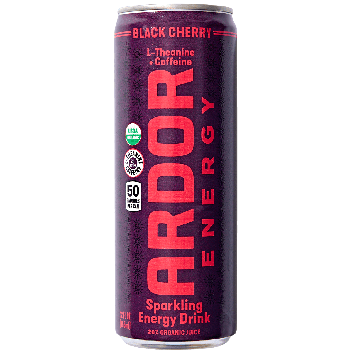 Organic Black Cherry Sparkling Energy Drink 2 of 2