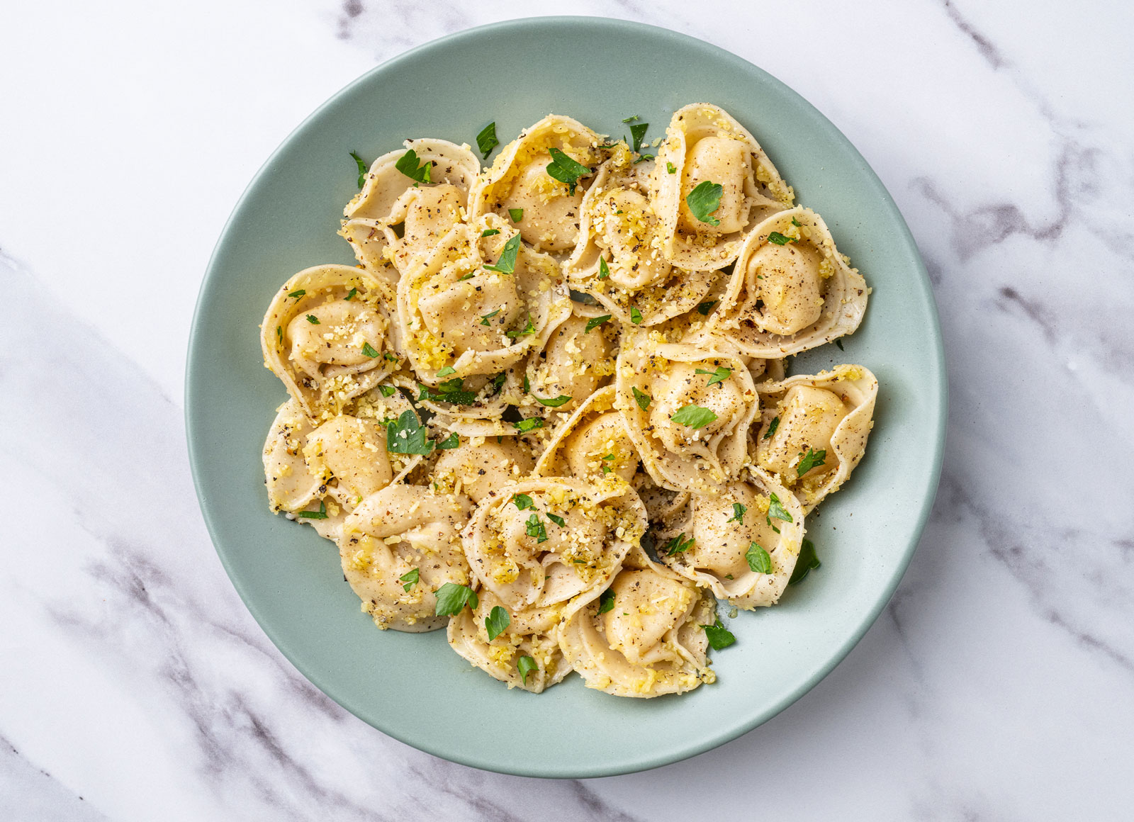 Easy Tortelloni Cacio e Pepe