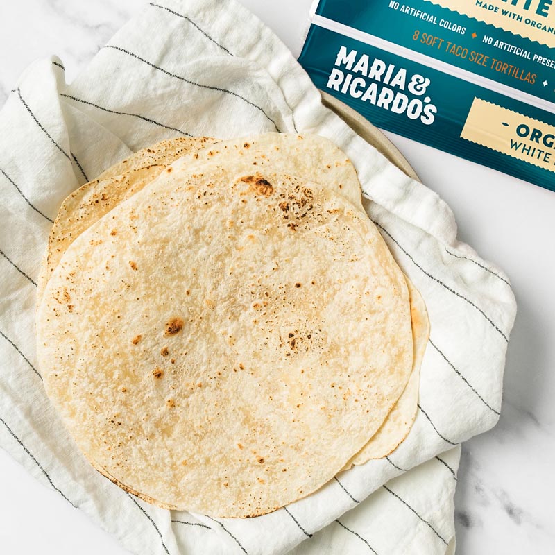 Organic White Flour Tortillas 1 of 2