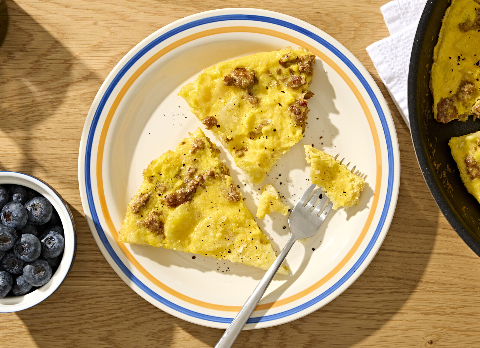 America's Test Kitchen Italian Sausage + Potato Frittata