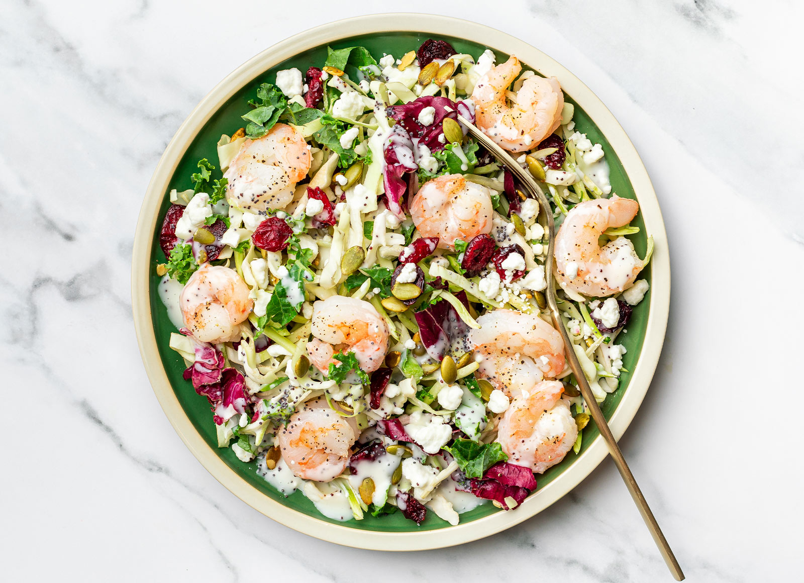 Crazy-Quick Shrimp Kale Salad-image