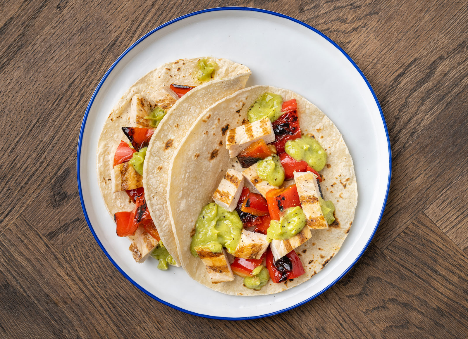 Extra Guac Seasoned Grilled Chicken Breast Taco