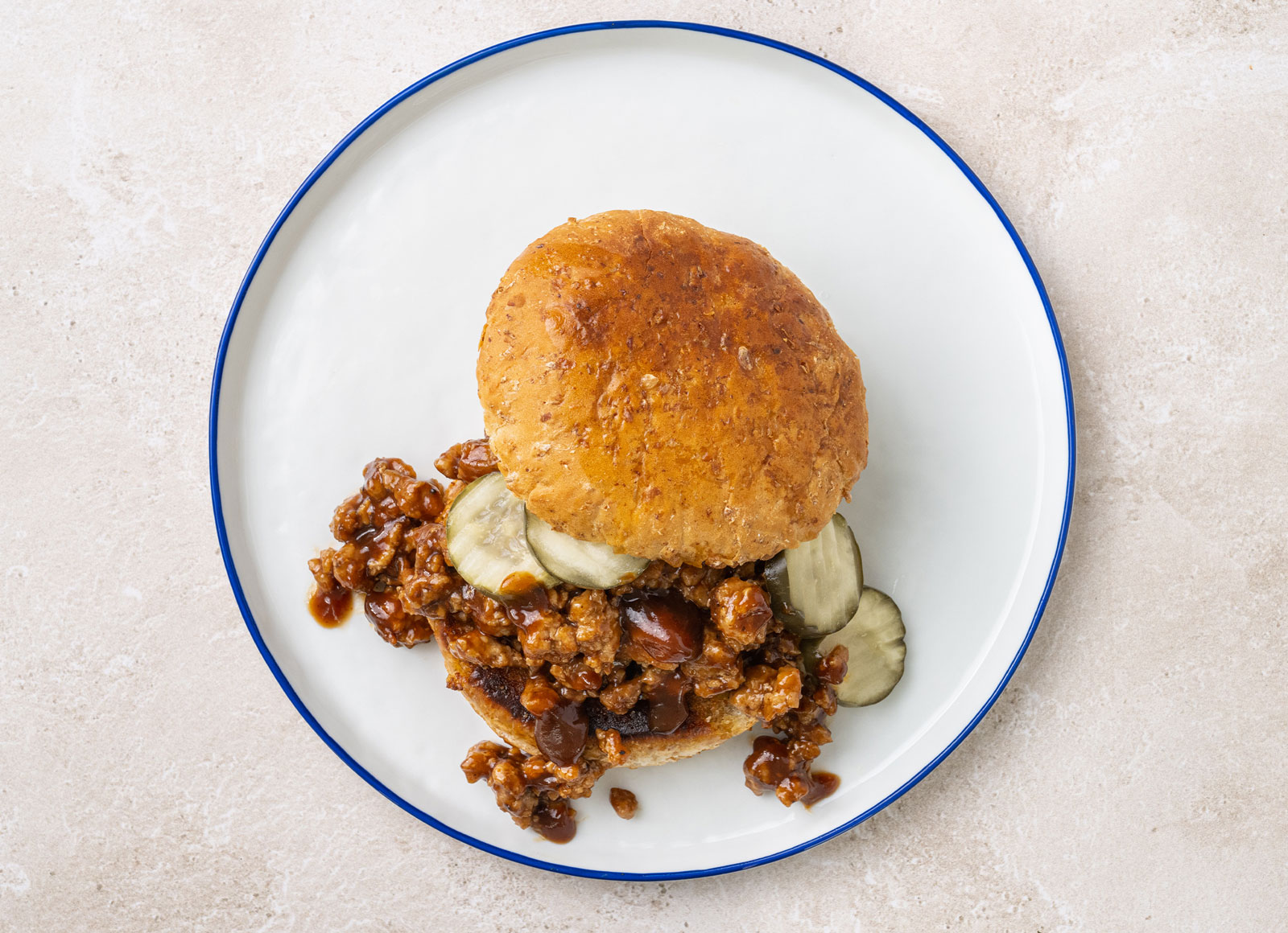 BBQ Turkey Sloppy Joes